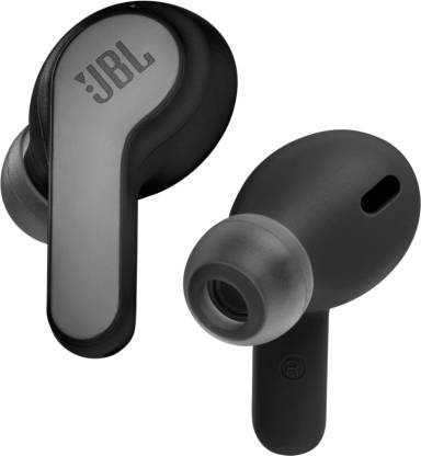 JBL Wave 200 TWS, 20Hr Playback,Deep Bass,Dual Connect,Touch Controls and VA Support Bluetooth Headset  (Black, In the Ear)