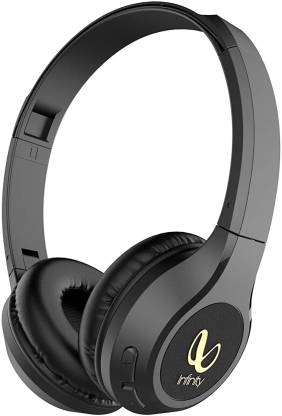 INFINITY by Harman Tranz 710 with 72 Hr Playtime,Deep Bass,Dual EQ,Quick Charge & VA Bluetooth Headset  (Black, On the Ear)