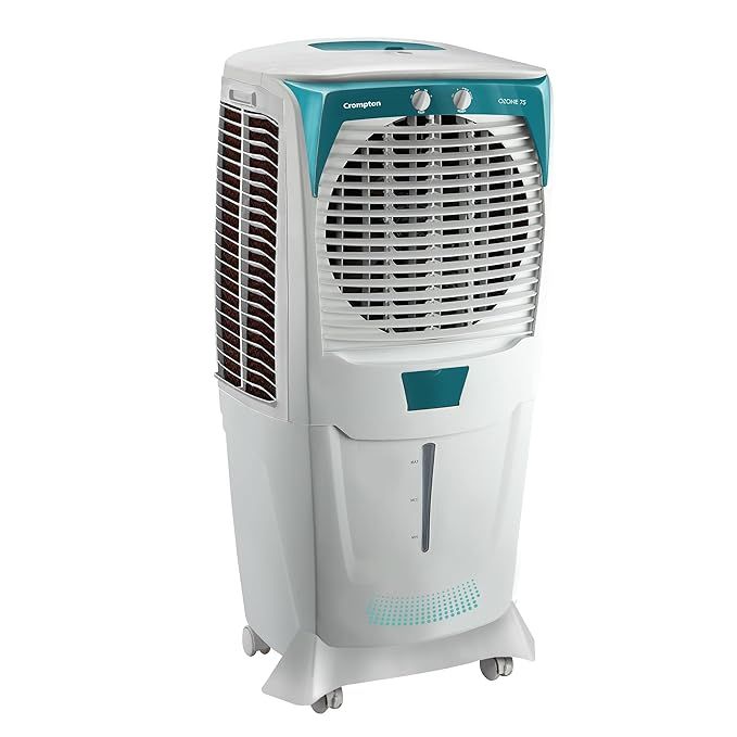 Crompton 75 L Desert Air Cooler  (White, Teal, ACGC-DAC751)
