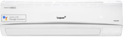 LIVPURE 1.5 Ton 3 Star Split Inverter Smart AC with Wi-fi Connect - White  (HKS-IN18K3S19A, Copper Condenser)