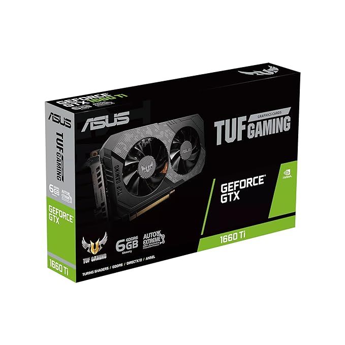 ASUS NVIDIA TUF Gaming GeForce® GTX 1660 Ti EVO 6 GB GDDR6 Graphics Card