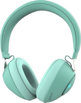 ZEBRONICS Duke 60hrs Playback Over Ear Headphone with Mic Bluetooth Headset  (Green, On the Ear)