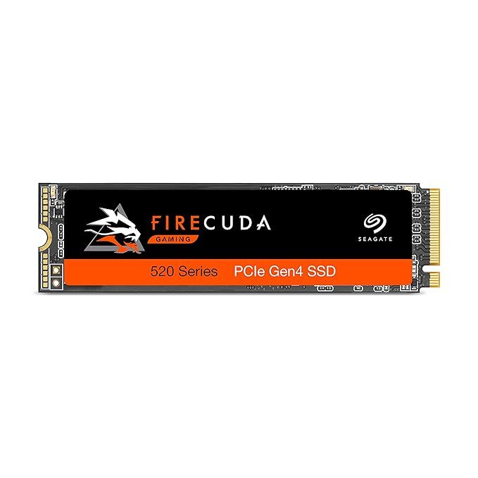 Seagate Firecuda 520 with PCIe Gen4 x4 NVMe 1.3 for Gaming PC Gaming Laptop Desktop 1 TB Laptop Internal Solid State Drive (SSD) (ZP1000GM3A002)  (Interface: PCIe NVMe, Form Factor: M.2)