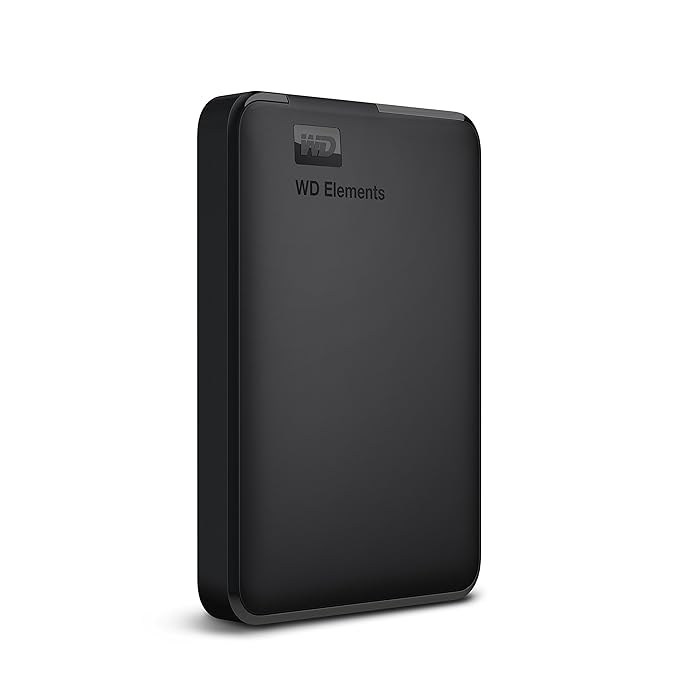 WD Elements 1 TB Wired External Hard Disk Drive (HDD)  (Black)