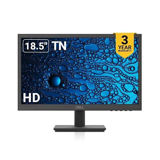 DELL 18.5 inch HD LED Backlit TN Panel Monitor (D1918H)  (Response Time: 5 ms, 60 Hz Refresh Rate)