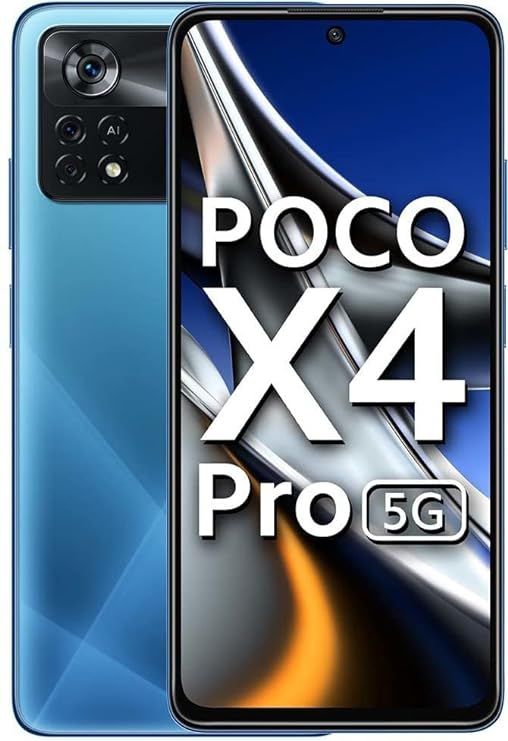 POCO X4 Pro 5G (Laser Blue, 6GB RAM 128GB Storage)