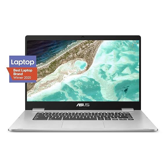 ASUS Chromebook Intel Dual Core Celeron Processor 15.6 inches HD NanoEdge Display with 180 Degree Hinge, 4GB RAM, 32GB eMMC Storage Chrome OS Business Notebook Computer (Silver, 1.4288148 kg)