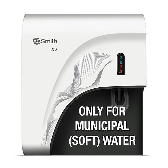 AO Smith X2 UV UltraViolet + UF (Ultra Fine) Black Water Purifier | Suitable for Municipal Water, TD (Not Suitable for Borewell or tanker water) AO Smith X2 UV UltraViolet + UF (Ultra Fine) Black Water Purifier | Suitable for Municipal Water, TD (Not Suitable for Borewell or tanker water)