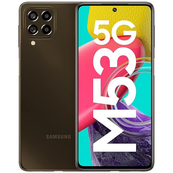 SAMSUNG Galaxy M53 5G (Emerald Brown, 128 GB)  (6 GB RAM)