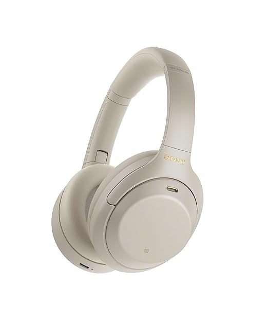 Sony WH-1000XM4 Industry Leading Wireless Noise Cancellation Bluetooth Over Ear Headphones with Mic for Phone Calls, 30 Hours Battery Life, Quick Charge, AUX, Touch Control and Voice Control - Silver Sony WH-1000XM4 Industry Leading Wireless Noise Cancellation Bluetooth Over Ear Headphones with Mic for Phone Calls, 30 Hours Battery Life, Quick Charge, AUX, Touch Control and Voice Control - Silver