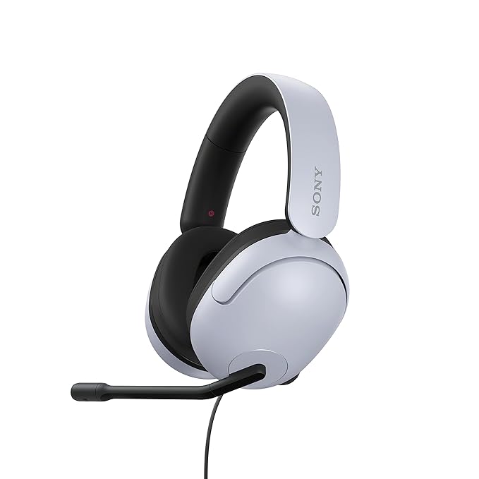 SONY INZONE H3 MDR-G300 with 360 Spatial Sound and flip to Mute mic Gaming Wired Headset  (White, On the Ear)