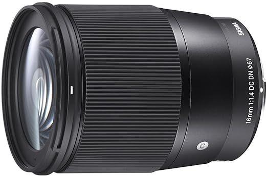SIGMA 16mm f/1.4 DC DN Contemporary for Sony E Mount Standard Prime Lens  (Black, 16 mm)