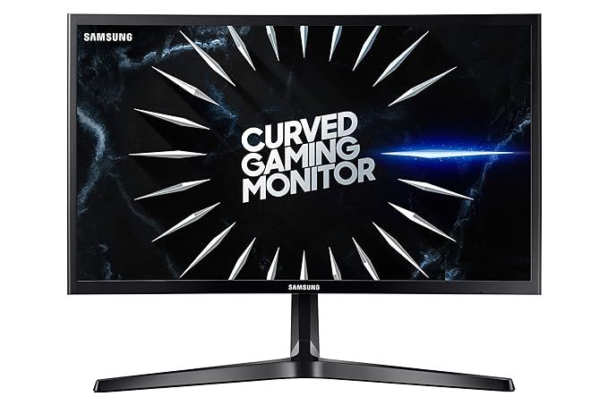 SAMSUNG 24 inch Curved Full HD LED Backlit VA Panel Gaming Monitor (LC24RG50FQWXXL)  (AMD Free Sync, Response Time: 4 ms, 144 Hz Refresh Rate)