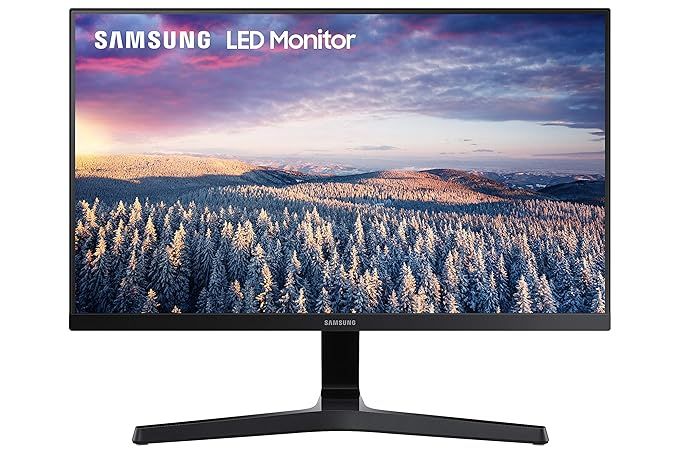 SAMSUNG 24 inch Full HD LED Backlit IPS Panel Frameless Monitor (LS24R356FHWXXL)  (AMD Free Sync, Response Time: 5 ms, 75 Hz Refresh Rate)
