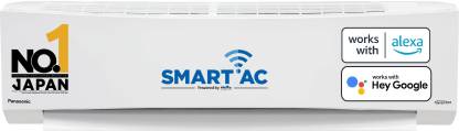 Panasonic 7 in 1 Convertible with True AI Mode 1.5 Ton 5 Star Split Inverter AC with Wi-fi Connect - White  (CS-NU18ZKY5W/CU-NU18ZKY5W, Copper Condenser)