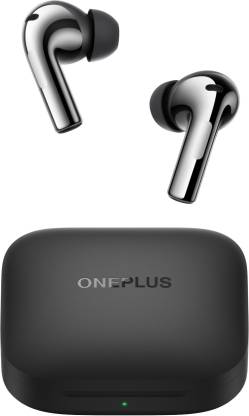 OnePlus Buds 3 TWS, in Ear Earbuds with Sliding Volume Control and 49dB ANC Bluetooth Headset  (Metallic Gray IN, True Wireless)