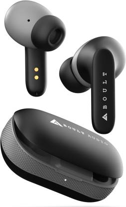 Boult Y1 with Zen ENC Mic, 50H Battery, Fast Charging, Pro+ Calling, Knurled Design Bluetooth Headset  (Black, True Wireless)