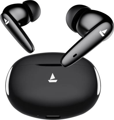 boAt Airdopes 161 Pro-Buds w/ ASAP Charge, Multi-Point Connectivity & 50 HRS Playback Bluetooth Headset  (Sleek Black, True Wireless)