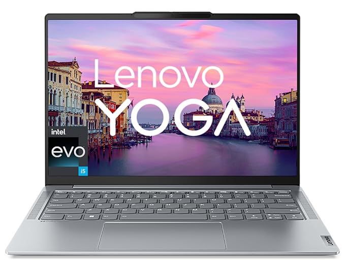 Lenovo Yoga Slim 6 Intel Core i5 12th Gen 1240P - (16 GB/512 GB SSD/Windows 11 Home) 14IAP8 Thin and Light Laptop  (14 inch, Storm Grey, 1.35 Kg, With MS Office)