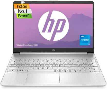 HP 2023 Intel Core i5 12th Gen 1235U - (8 GB/512 GB SSD/Windows 11 Home) 15s-fy5002TU Thin and Light Laptop  (15.6 Inch, Natural Silver, 1.69 Kg, With MS Office)