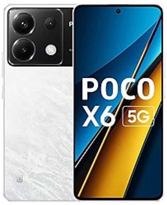 POCO X6 5G (Snowstorm White, 256 GB)  (8 GB RAM)