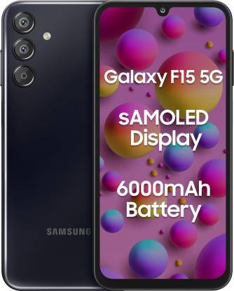 SAMSUNG Galaxy F15 5G (Ash Black, 128 GB)  (6 GB RAM)