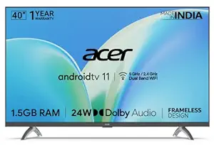 acer 100 cm (40 inch) Full HD LED Smart Android TV  (AR40AR2841FDFL)